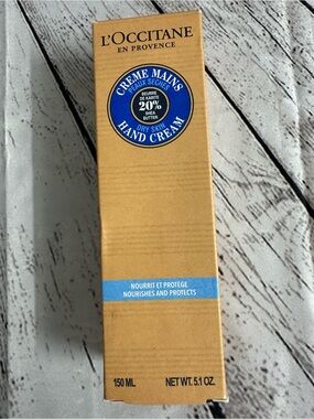 L'OCCITANE Hand Cream Box - Tan & Blue